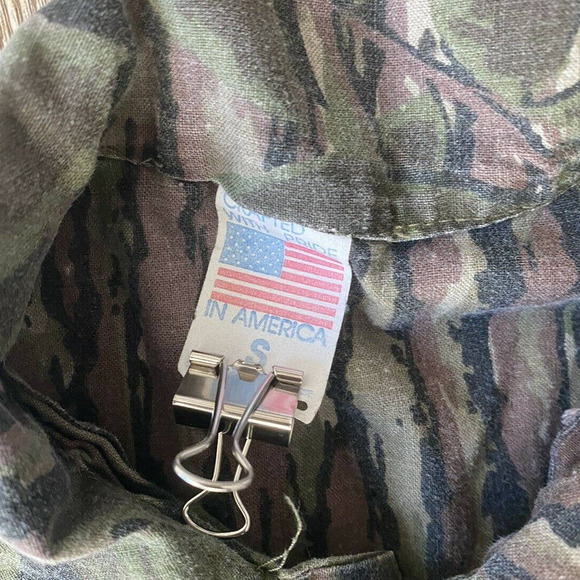 Vtg Realtree Camo Hunt Shirt Button Up Women's Size Small - Picture 4 of 5